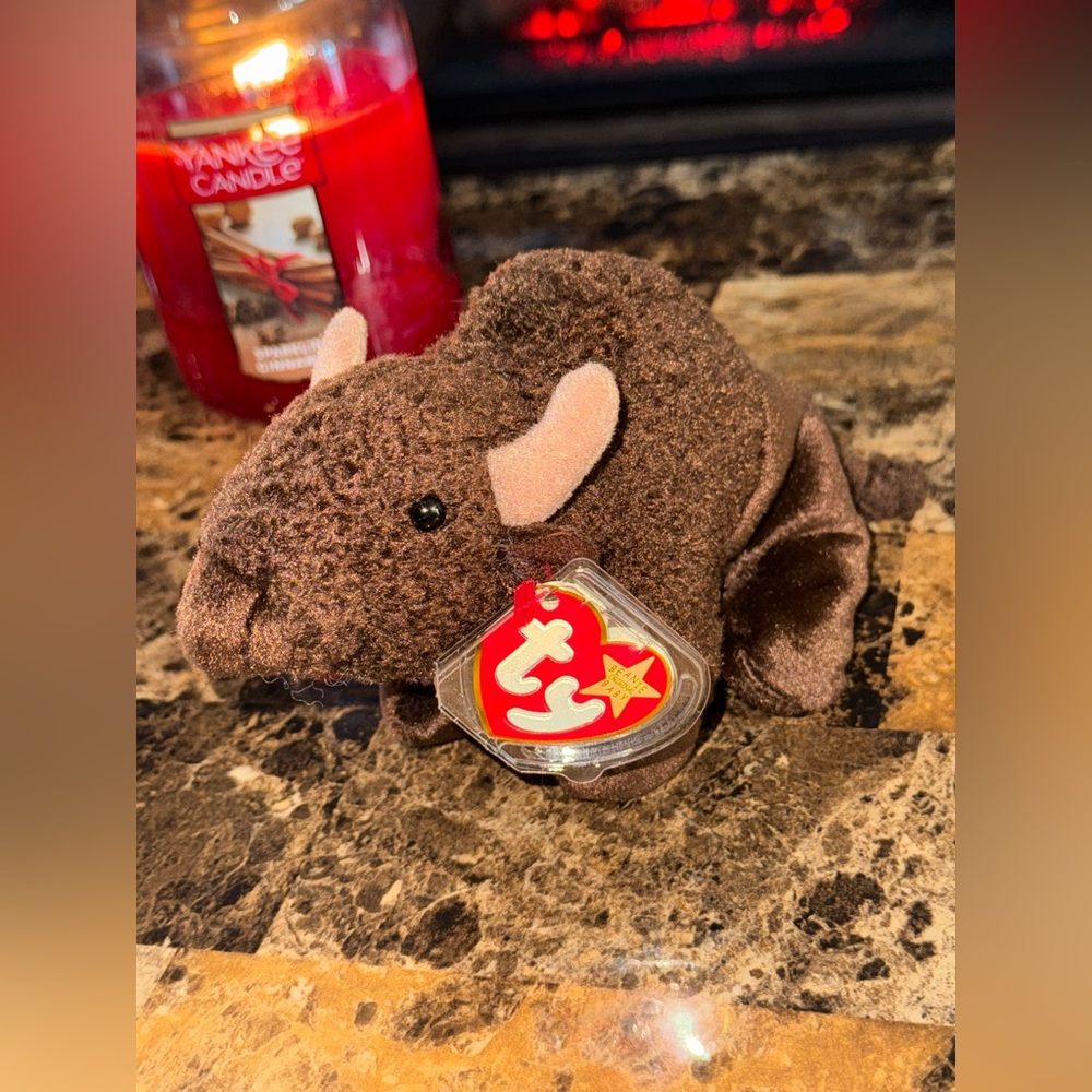 🦬 TY Beanie Baby Roam the Buffalo Vintage 1998 Plush